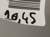a sticker that has a barcode on it