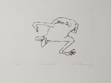 an image of a drawing of a dog on a white surface