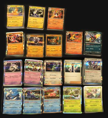 a lot of cards that are on the table