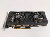 a close up of a video card on a table