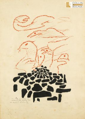 HEROLD Les oiseaux Lithographie, numérotée 8/65, signée et d…