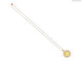 gros plan d'un collier sur fond blanc