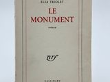the cover of the book le monument by elia trolet
