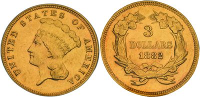 a gold sovereign coin with the head of a woman in profile
