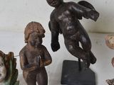 a lot of figurines that are on a table