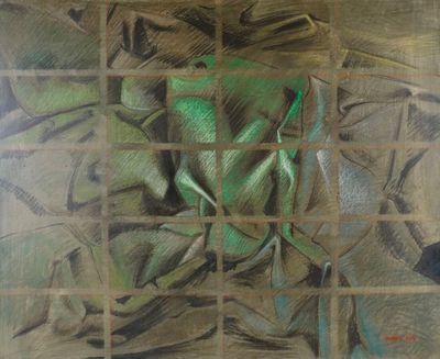 Jacques JOOS (1945-2021), "Patchwork n°6", technique mixte s…