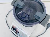 a blender sitting on top of a white counter top