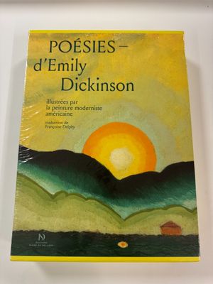the cover of the book poesies d ' emily dickinson