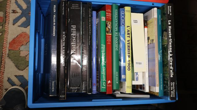 Lot de livres d’art, peinture, architecture. 