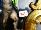 a picture of a painting on the wall of a room