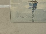 un tableau représentant un oiseau perché sur une tasse de café