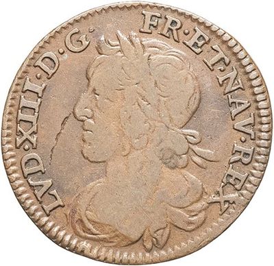 a close up of a coin on a white background