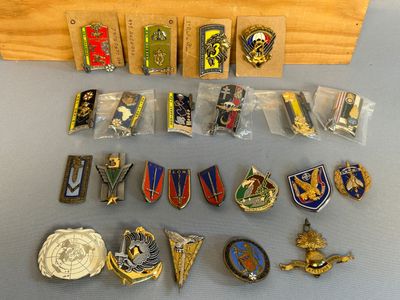 médailles militaires régiment école