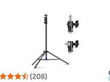 quelques lampes posées sur un trépied