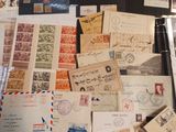 many different types of stamps on the wall