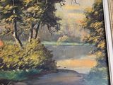 a picture of a painting hanging on a wall