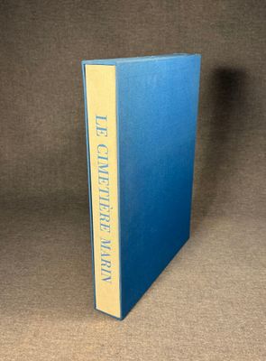 an image of a blue book with a yellow strip on the cover