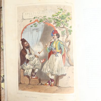 a picture of a book with a picture of a man and a woman