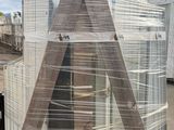 a picture of a building made out of pallets