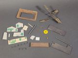 a lot of tools that are laying out on the table