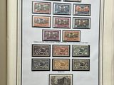 a picture of a book with a picture of stamps on it