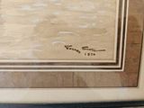 a picture of a picture of a painting on the wall