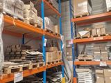 many boxes and boxes on the shelves in the warehouse