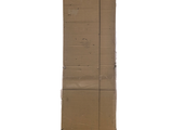 a cardboard box that is sitting on top of a cardboard box