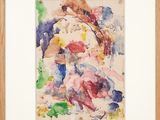 une image représentant une aquarelle d'une femme en robe
