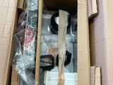 a cardboard box that has some kind of electronic device in it
