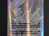 gros plan d'une carte pokemon sur une table