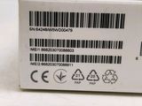 a close up of a box with a bar code on it