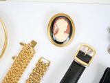 a picture of a collection of jewelry on a table