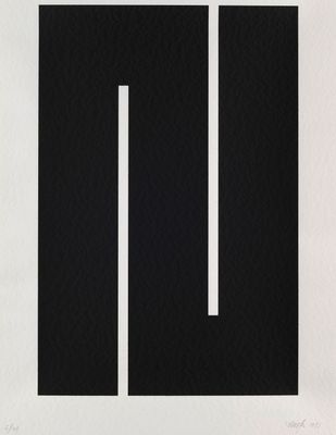 an image of a black and white drawing of two vertical lines