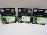 three hp 955xl ink cartridges