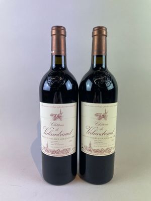 2 btls Château de Valandraud 2002 - Saint-Emilion (TVA récup…