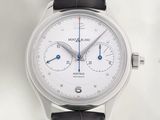 une image montrant un gros plan d'une montre-bracelet au cadran blanc