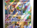a picture of a pokemon card with a picture of a house