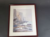 une photo d'un tableau accroché au mur