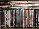 a lot of dvds in a box on the table