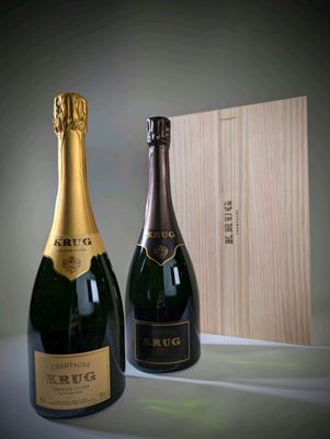 Coffret de 2 bouteilles Krug: 1 Grande Cuvée 167ème Édition …