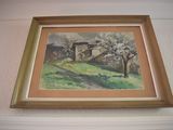 a picture of a painting hanging on the wall