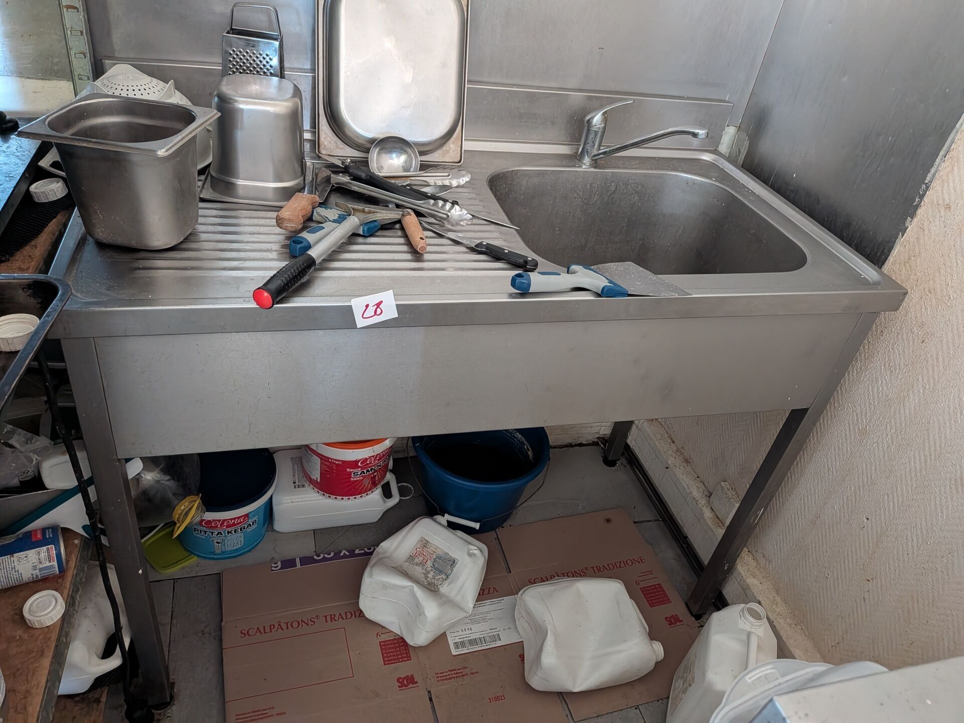 PLONGE INOX 1 cuve