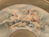 a picture of a painting on the ceiling of a building