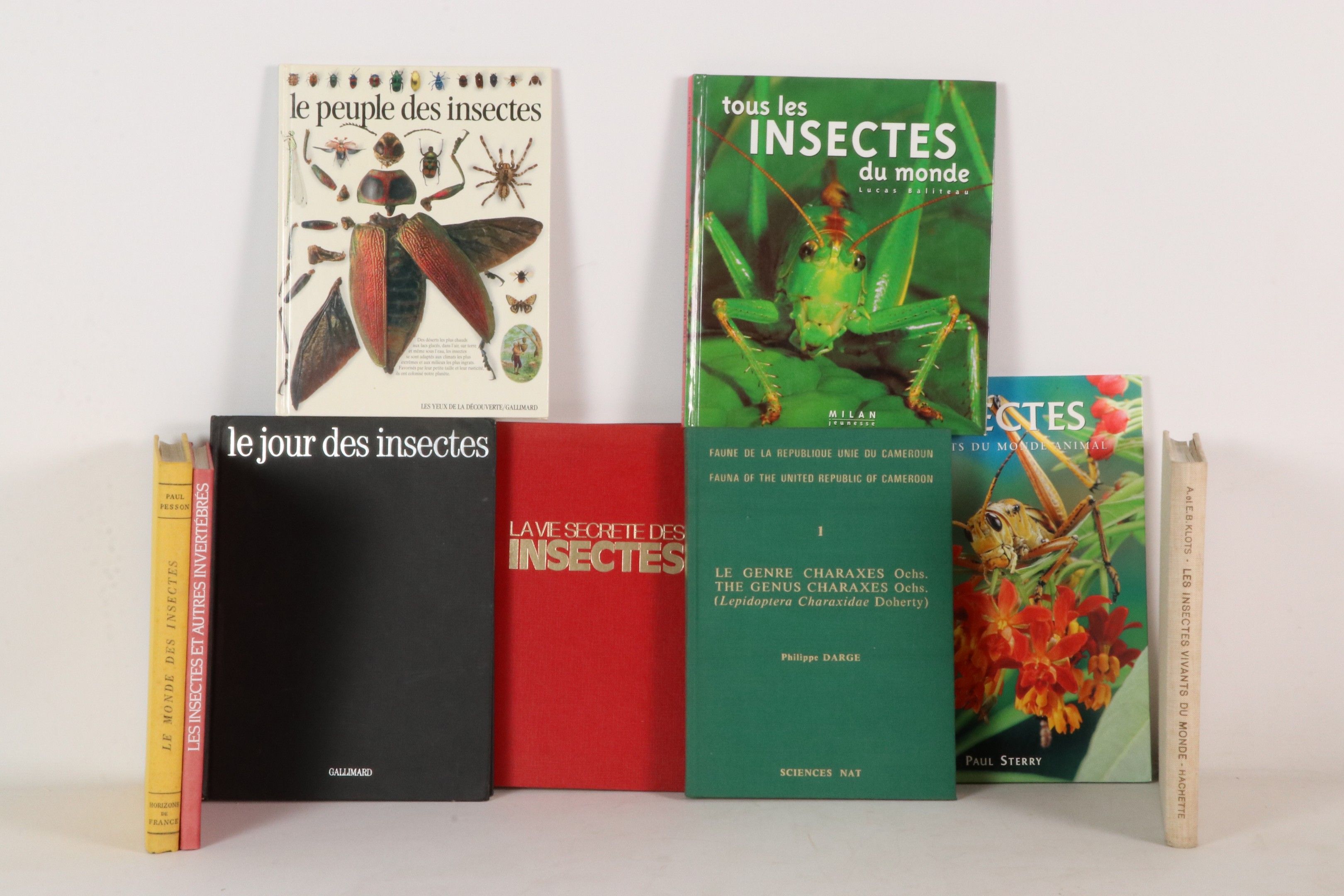 [ENTOMOLOGIE] Réunion de divers ouvrages modernes brochés et…