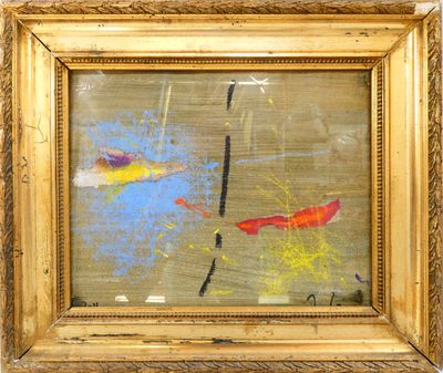 an image of a picture of a picture of a fish in a gold frame