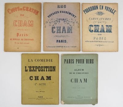 six books on a white table with a white background