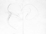 des croquis représentant une paire de chaussures sur une feuille de papier