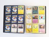 a lot of pokemon cards in this case