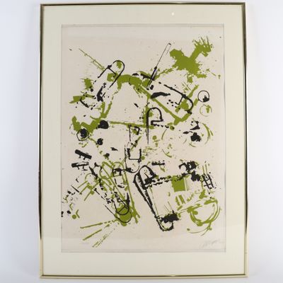 LITHOGRAPHIE "LE TRANSITOR, 1971" d'ARMAN (1928-2005)